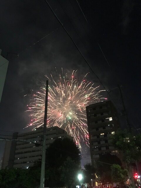天神祭奉納花火