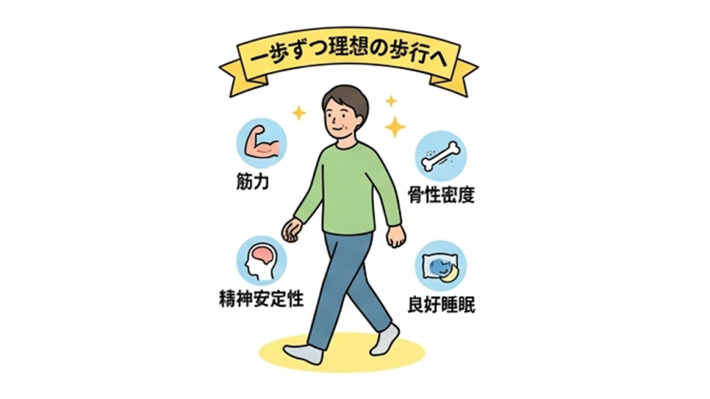 あなたの理想の歩き方のカギを握るのは？？？